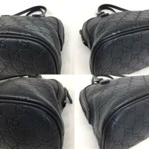 Gucci Shoulder Bag Black Leather Strap - Picture 5 of 8